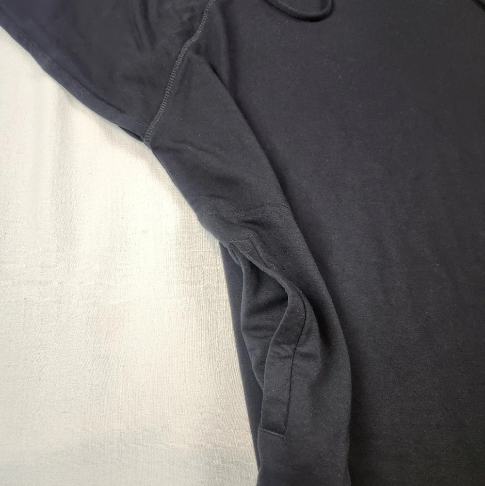 Prana Carys Hooded Short Sleeve Black Dress - Picture 6 of 8